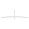 Ekena Millwork Bellingham Architectural Grade PVC Gable Bracket, 108"W x 31 1/2"H x 2"D x 4"F, 7/12 Pitch GBP108X32X0204BEL00 - alternate 5